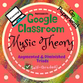 Music Theory Unit 17, Lesson 72: Augmented and Diminished Triads Digital Resources